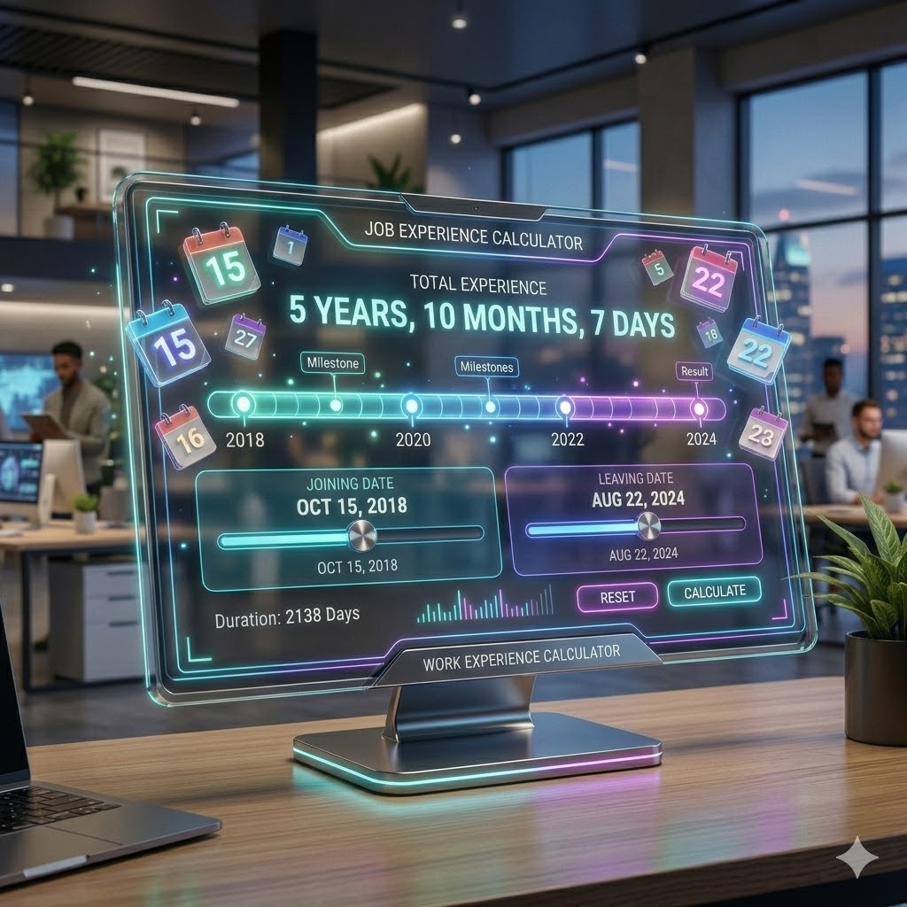 Job Experience Calculator